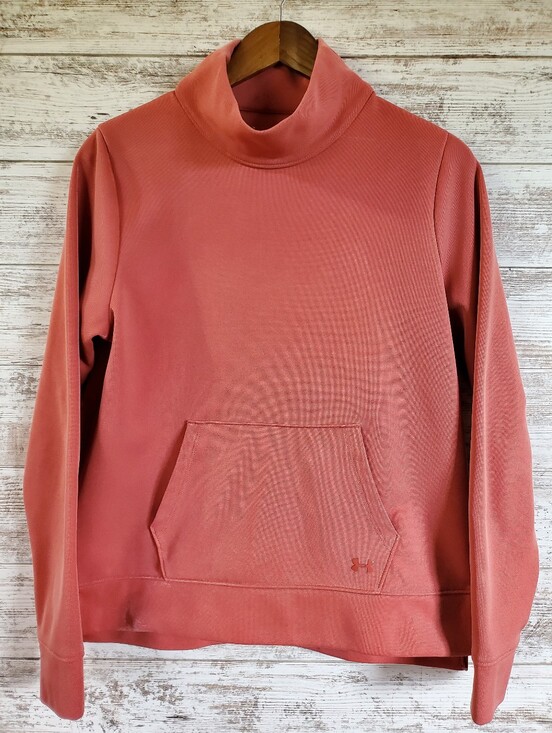 Under Armour Tops - Under Armour Coral Synthetic Fleece Mock Neck Mirage Pullover Sweater
